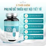  Combo 4 viên uống glutathione nhập khẩu nhật bản giúp mờ nám- tàn nhang, tăng vòng 1, cân bằng nội tiết tố, sinh lý nữ- hàng chính hãng dr lacir 