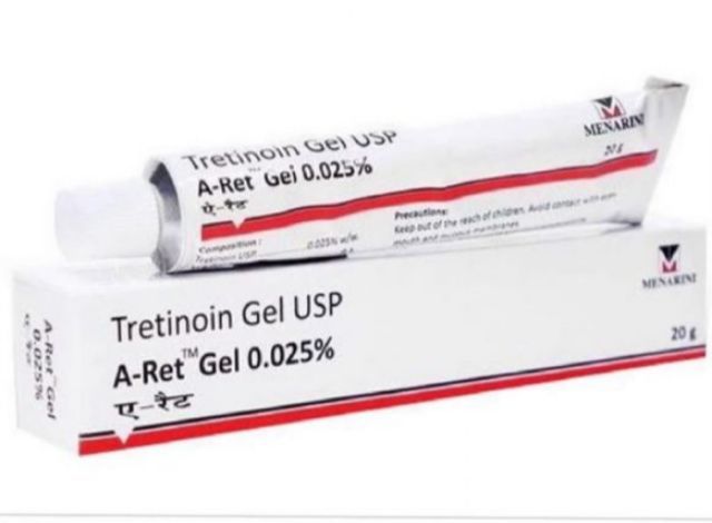  Kem trẻ hóa da điều trị mụn nám Tretinoin Gel USP 0.025% 20 gam 