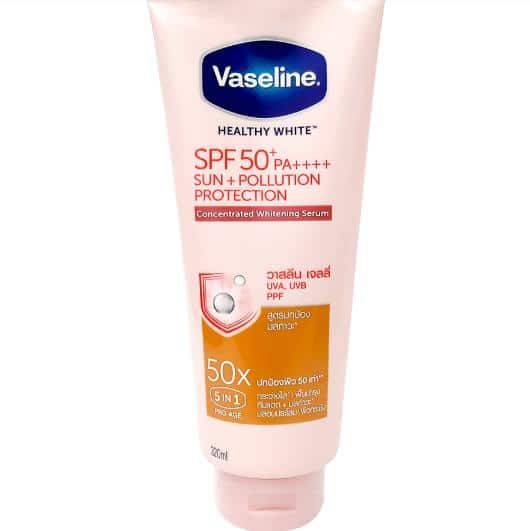  REVIEW Kem chống nắng Vaseline Healthy White SPF50+ PA++++ 