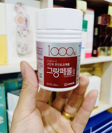  Viên uống Vitamin E 1000IU Hàn Quốc 60 viên - Chống lão hóa 