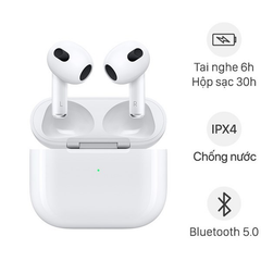 Tai nghe Bluetooth Apple  AirPods 3 Mới 100%