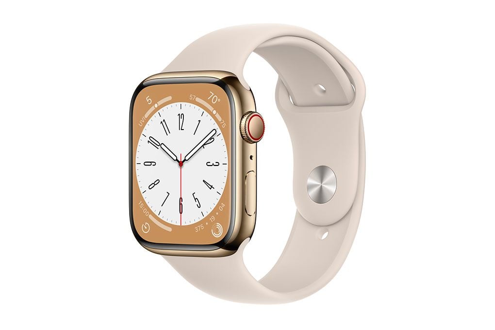 Apple Watch Series 8 Viền Thép Dây Cao Su (Mới New seal)