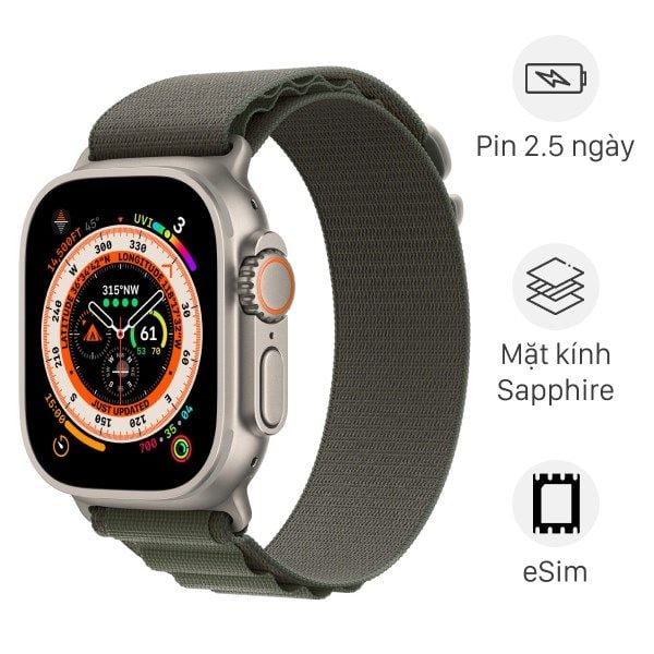 Apple Watch Ultra Cũ 99% LTE (Có ESIM)