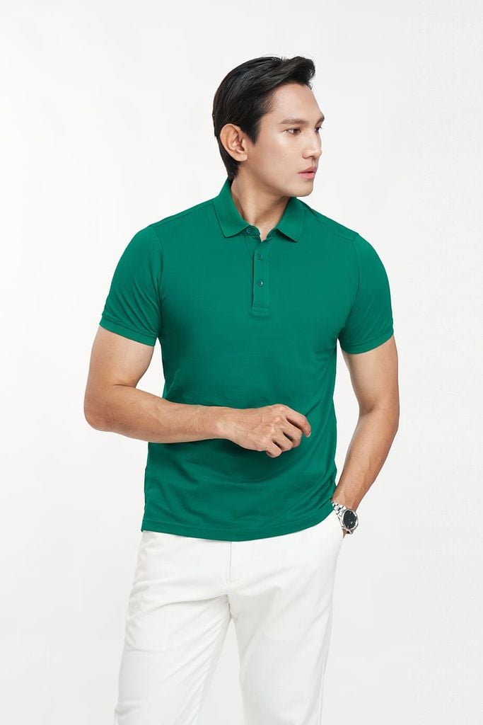 Premium Polo Nam Cotton Mercerized Form Travel Fit N&M 2203015