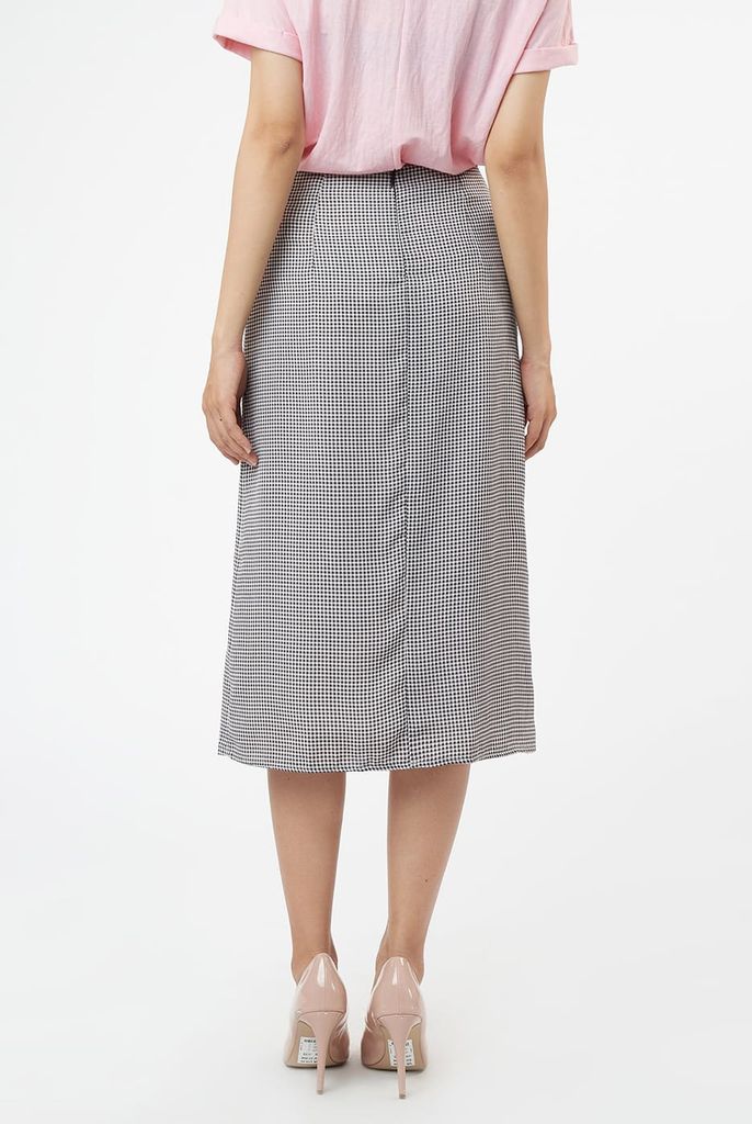 Váy Thời Trang Nữ Hoạ Tiết Caro Xẻ Tà N&M 2010055