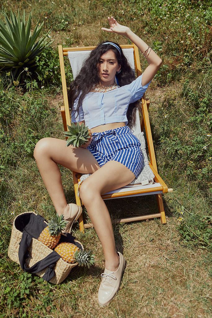 Áo Croptop Hai Dây Nữ Tay Ngắn N&M 2002027