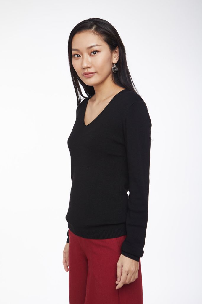 Áo sweater Basic Nữ tay dài N&M 1905009