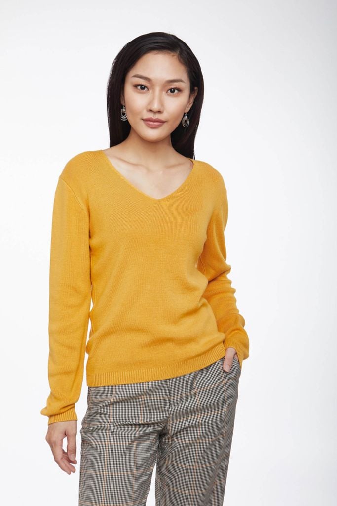 Áo sweater Basic Nữ tay dài N&M 1905009