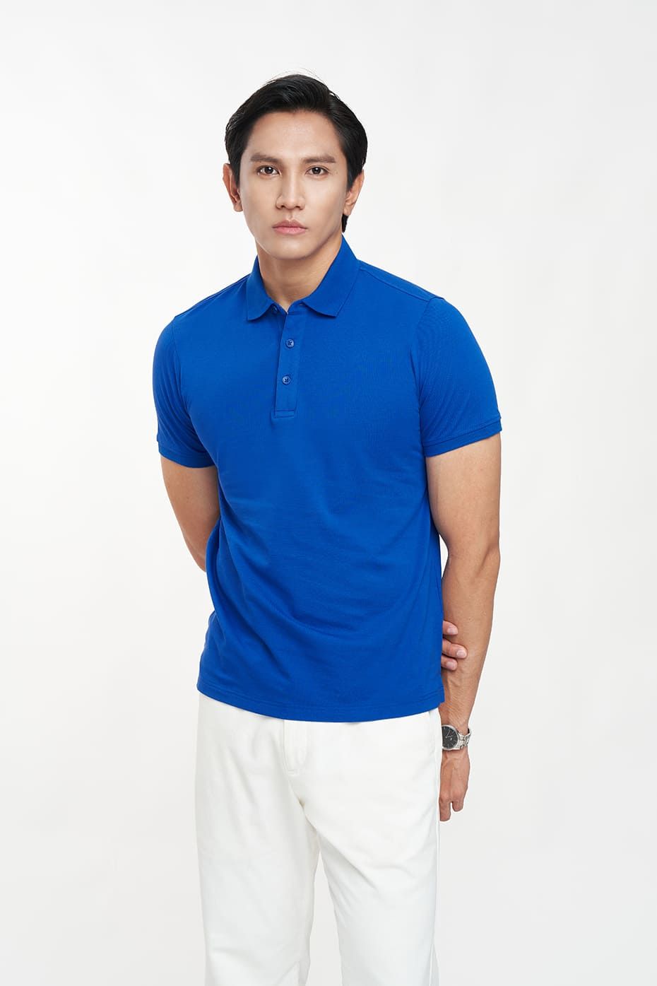 Premium Polo Nam Cotton Mercerized Form Travel Fit N&M 2203015