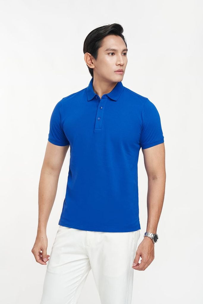 Premium Polo Nam Cotton Mercerized Form Travel Fit N&M 2203015