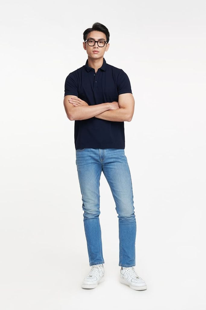 Premium Polo Nam Vải Cotton Mercerized N&M Club 2105018