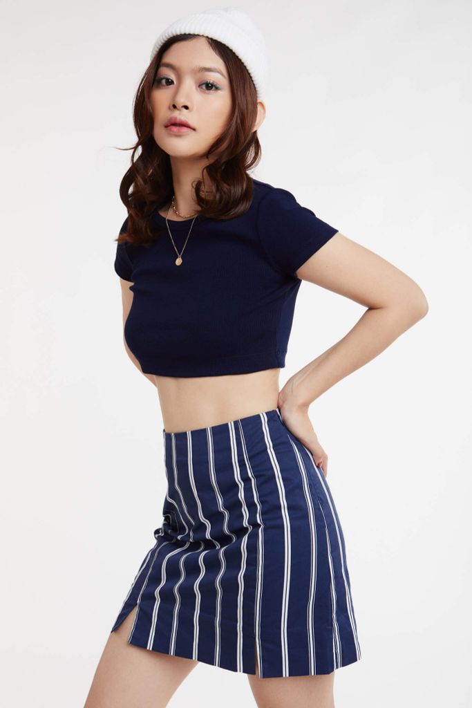 Áo thun croptop Basic Nữ tay ngắn SWEET SIXTEEN 2003151