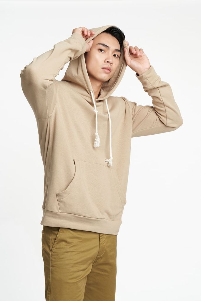 Áo hoodies Nam tay dài cotton NINOMAXX 2204014