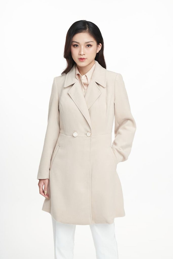 Áo Khoác Dạ Nữ Măng Tô N&M 2207031