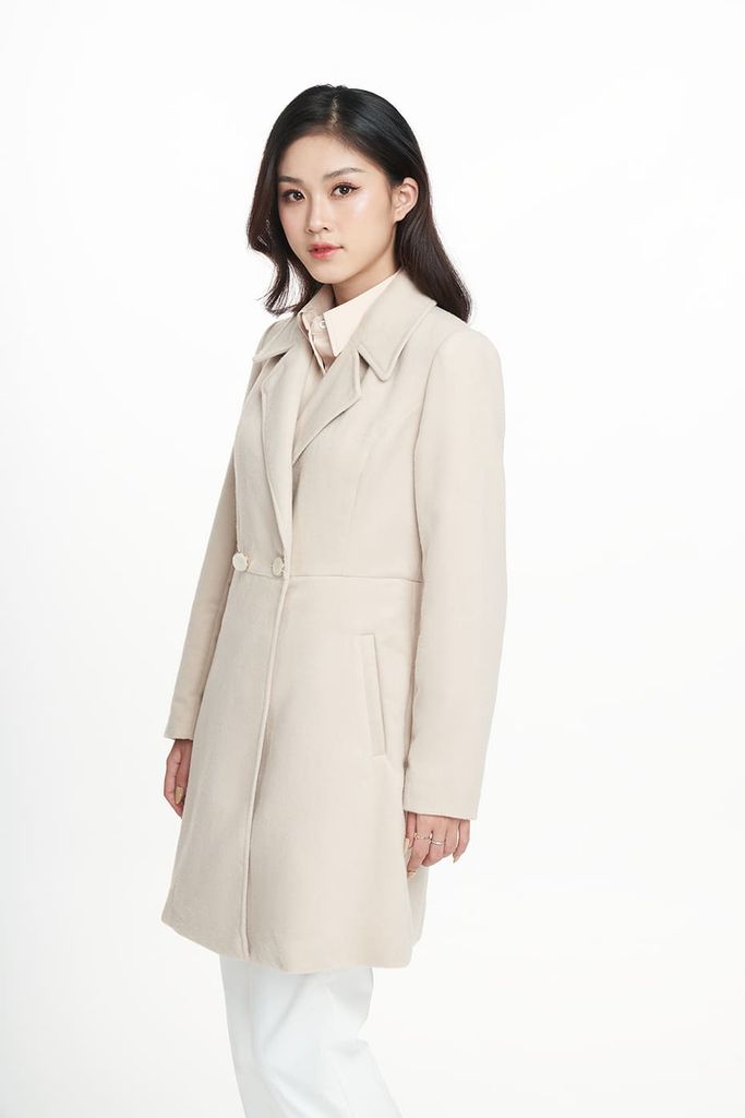Áo Khoác Dạ Nữ Măng Tô N&M 2207031