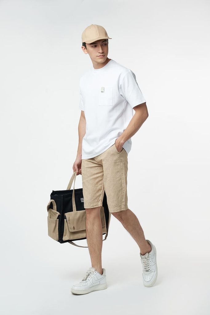 Limited Edition Quần short linen Nam NINOMAXX 2201001