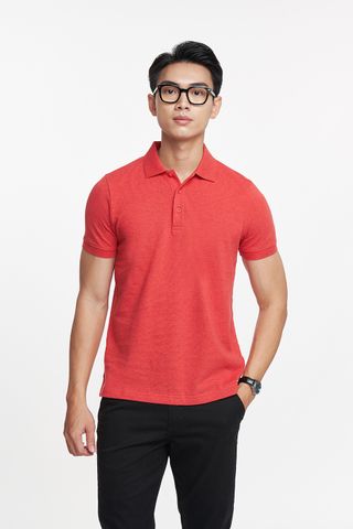 Áo Premium Polo Melange Nam Cotton Mercerized Ninomaxx 2212013