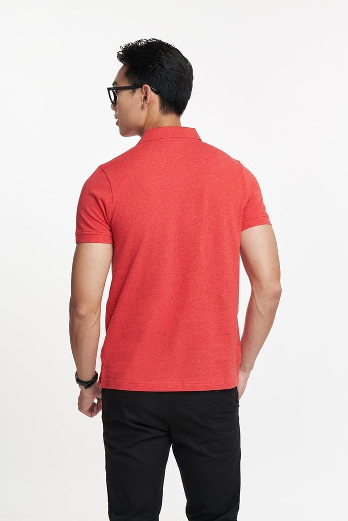 Áo Premium Polo Melange Nam Cotton Mercerized Ninomaxx 2212013