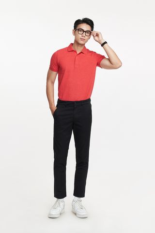 Áo Premium Polo Melange Nam Cotton Mercerized Ninomaxx 2212013