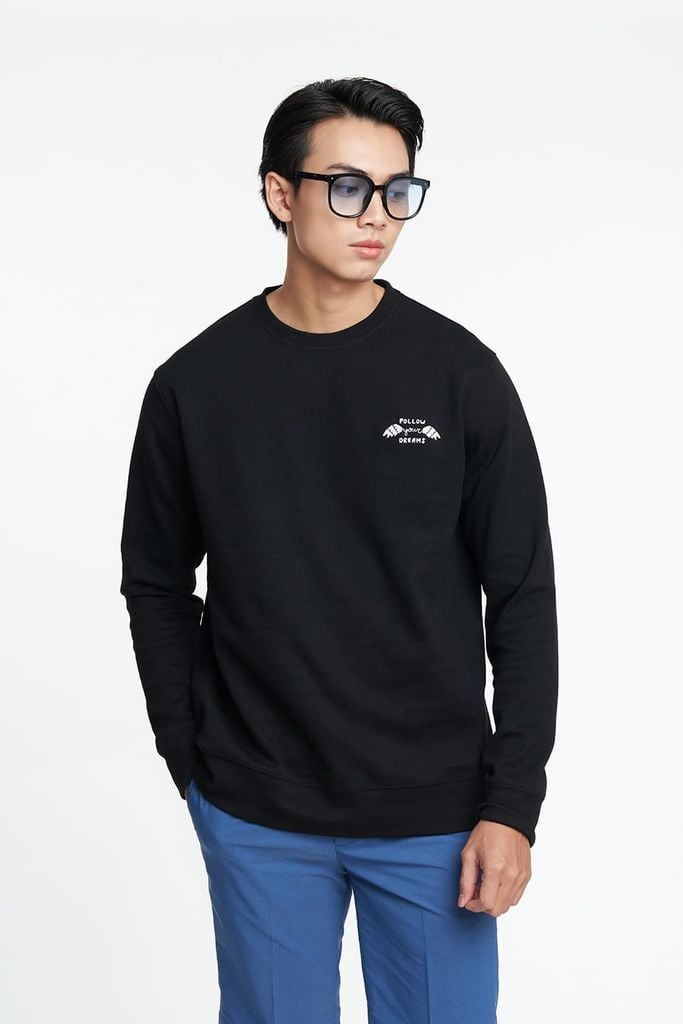 Áo Hoodies Nam Tay Dài Cotton Ninomaxx 2204003