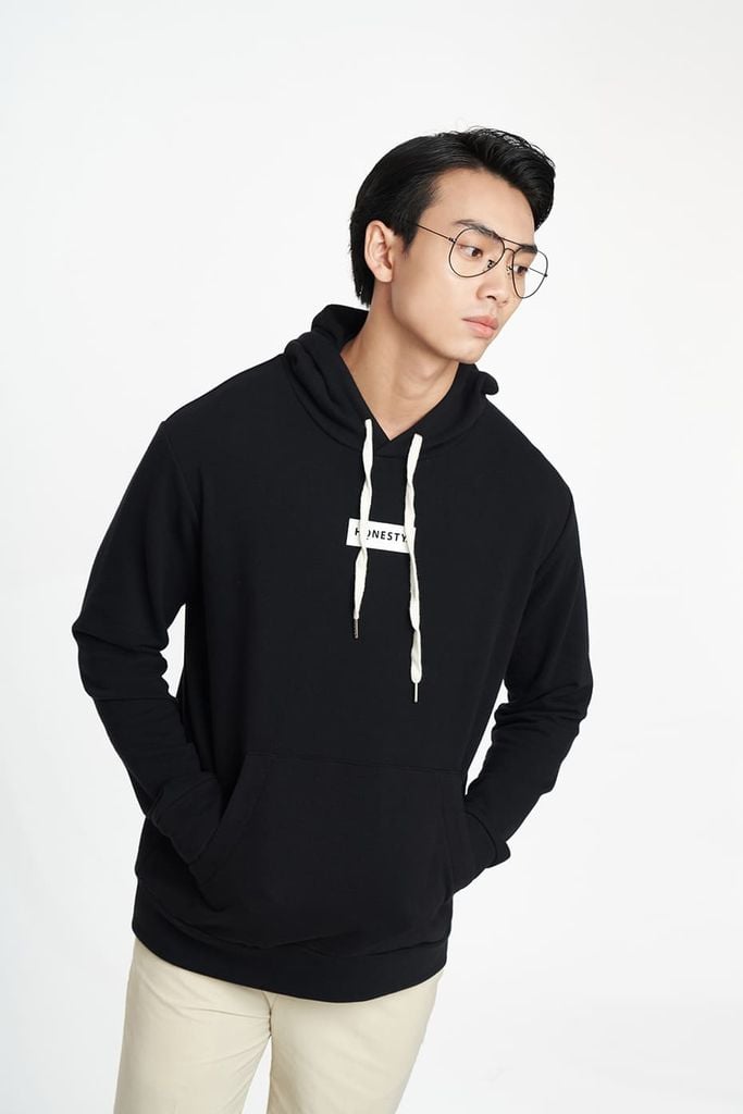 Áo Hoodies Nam Tay Dài Cotton Ninomaxx 2204014