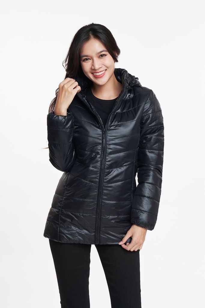 Áo Khoác Chần Gòn Nữ Có Nón Ninomaxx 1805118