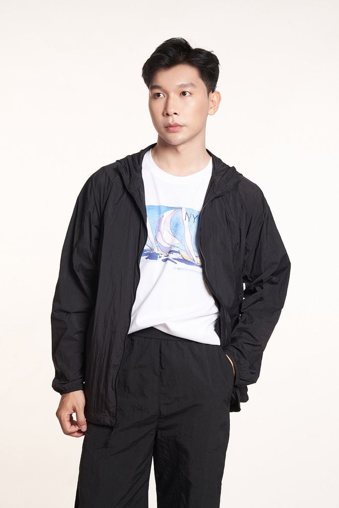 Áo khoác dù Nam tay dài 2408007