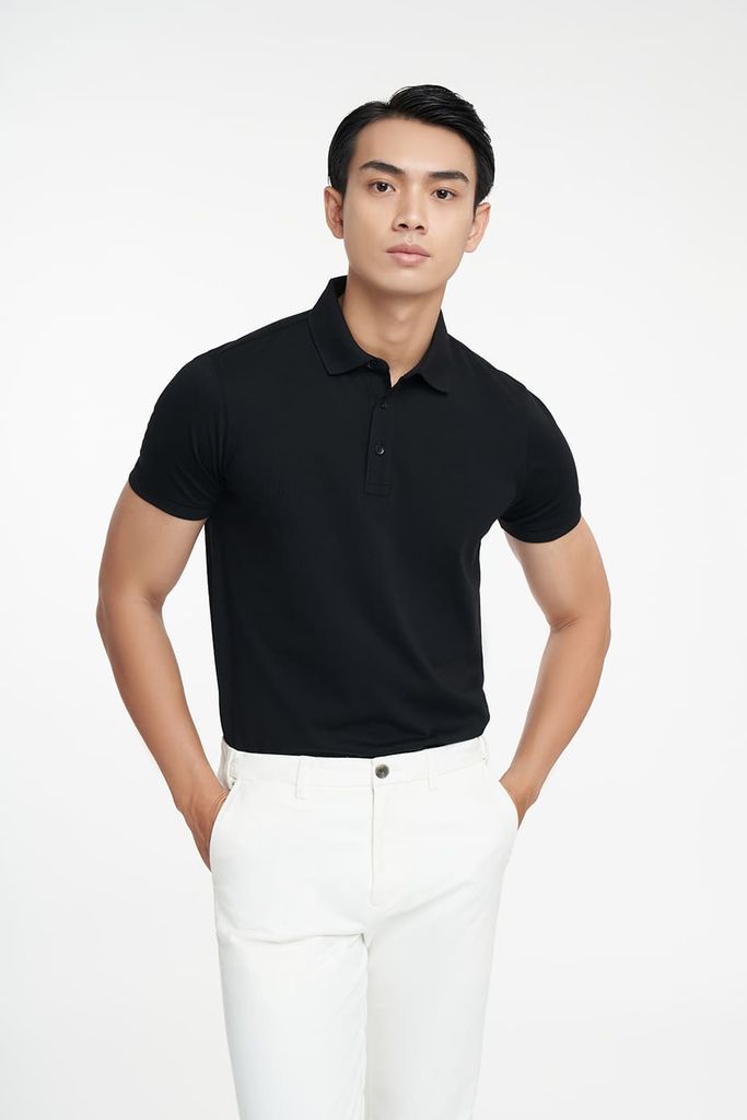 Special Polo Nam Vải Cotton Mercerized Form Travel Fit N&M 2203013