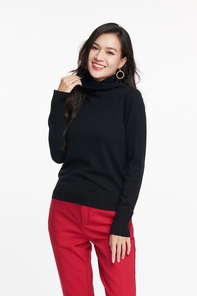 Áo sweater Basic Nữ tay dài N&M 1903112