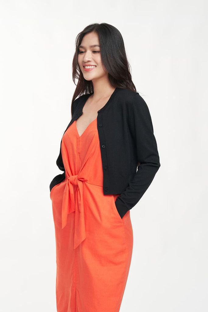 Áo cardigan vải dệt kim Basic Nữ N&M 2304010