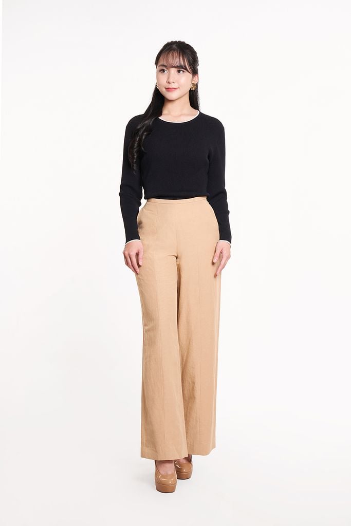 Áo sweater Basic Nữ tay dài 2407004
