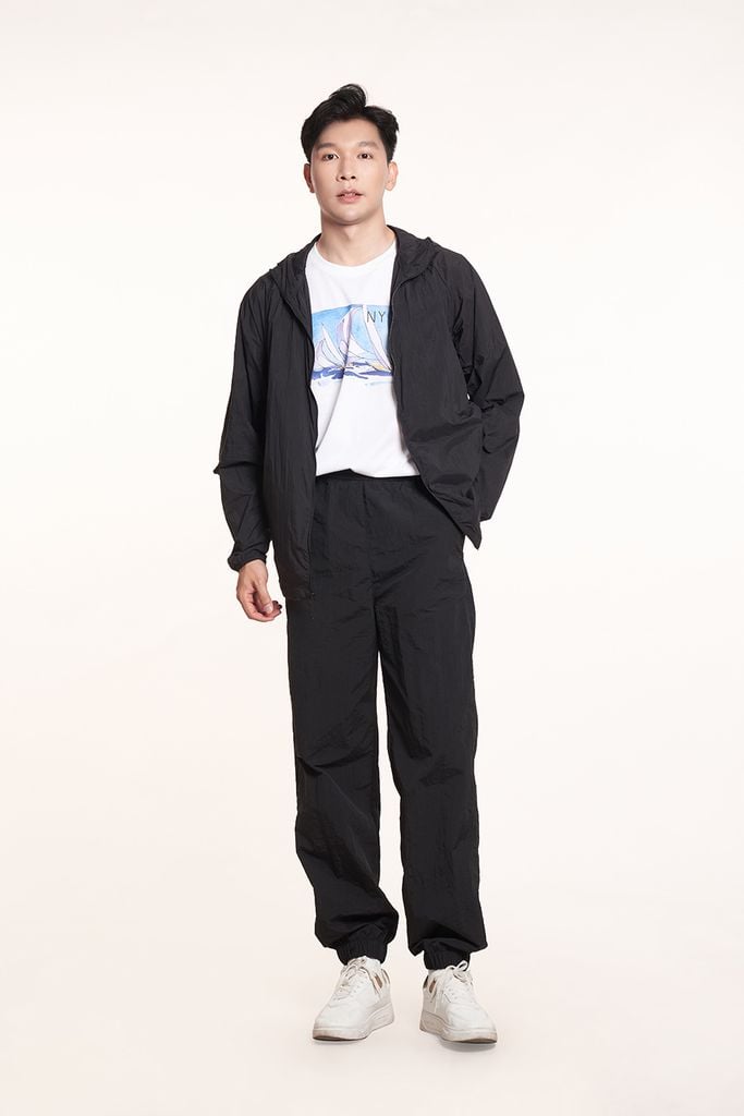 Quần Jogger Nam vải dù 2408016