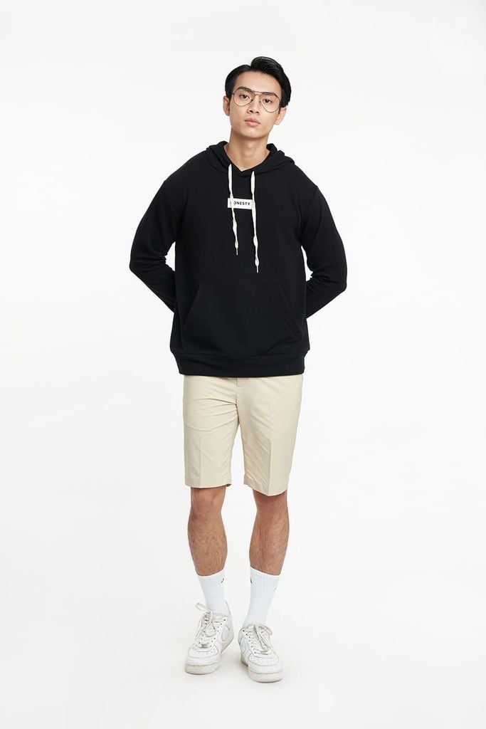 Áo Hoodies Nam Tay Dài Cotton Ninomaxx 2204014