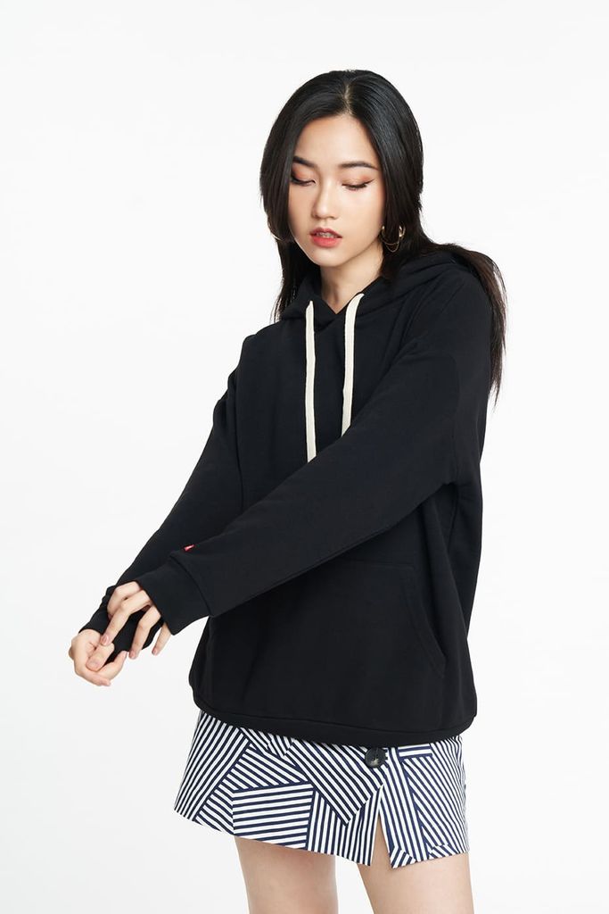 Áo hoodies Nữ tay dài cotton NINOMAXX 2204013