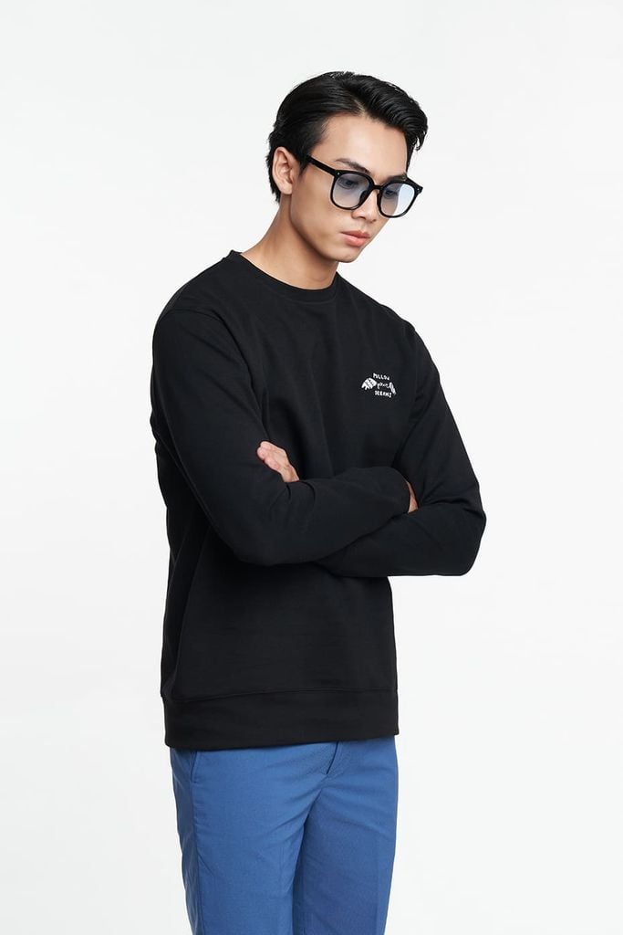 Áo hoodie Nam tay dài cotton NINOMAXX 2204003