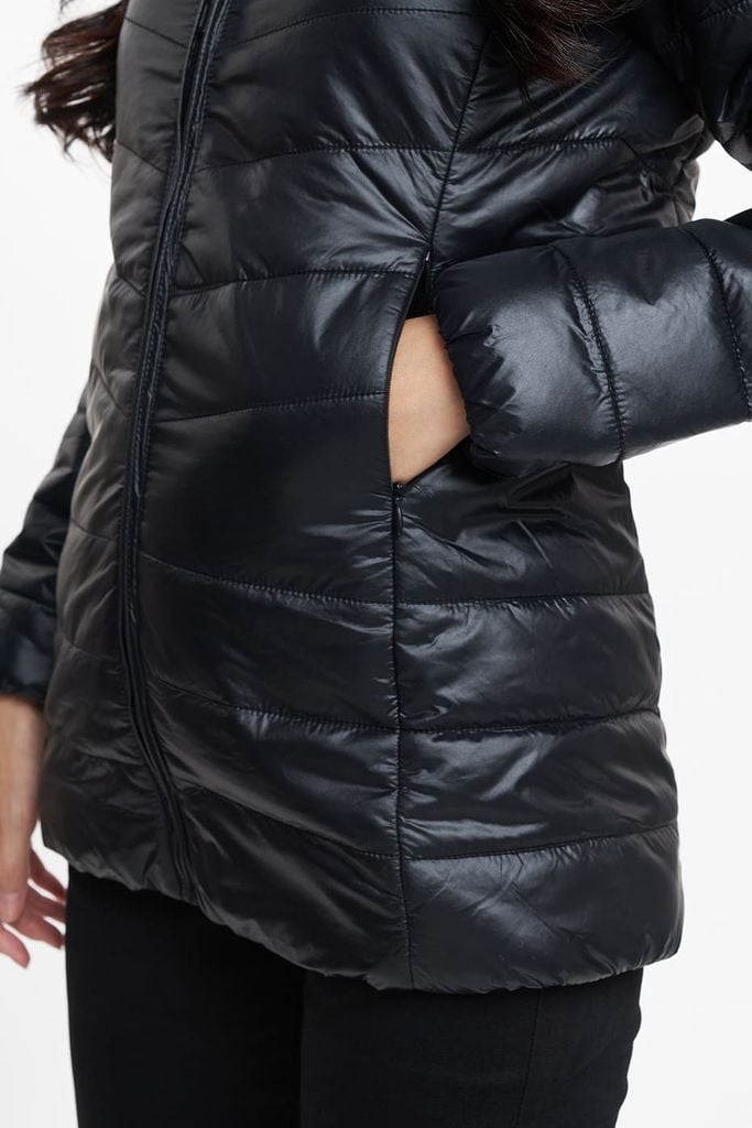 Áo Khoác Chần Gòn Nữ Có Nón Ninomaxx 1805118