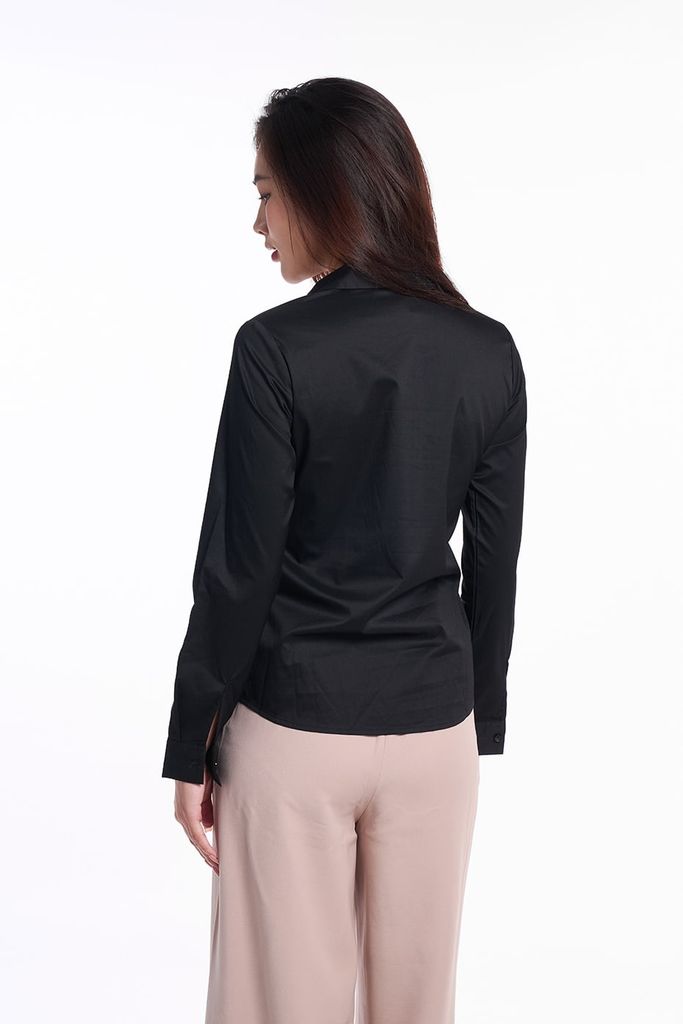 Áo Sơ Mi Basic Nữ Tay Dài N&M 1801017