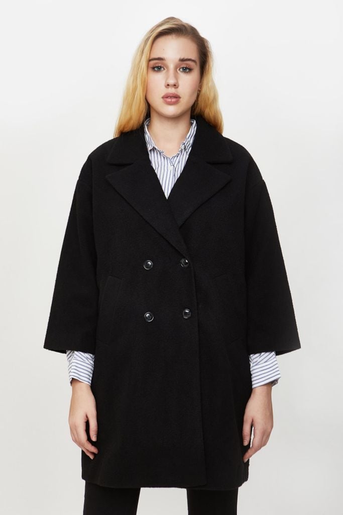 Áo Khoác Dạ Măng Tô Nữ Tencel Linen N&M 1906028