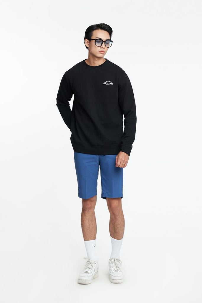 Áo hoodie Nam tay dài cotton NINOMAXX 2204003