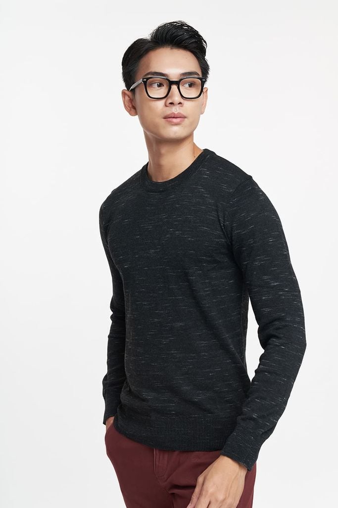 Áo sweater Basic Nam cổ tròn N&M 1905065