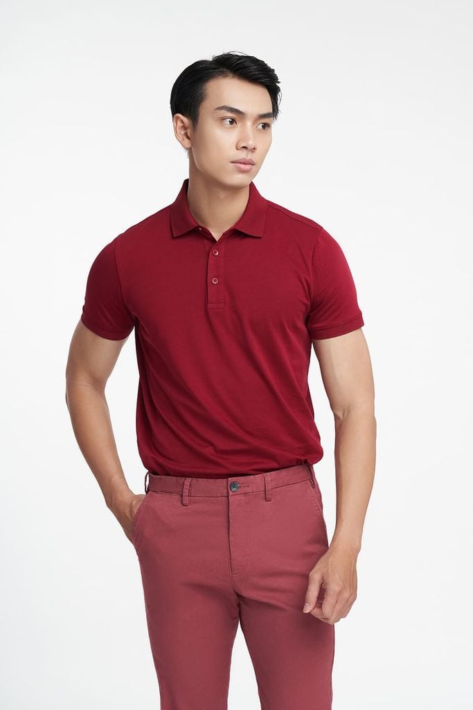 [Size S M] Special Polo Nam Vải Cotton Mercerized Form Travel Fit N&M 2203013