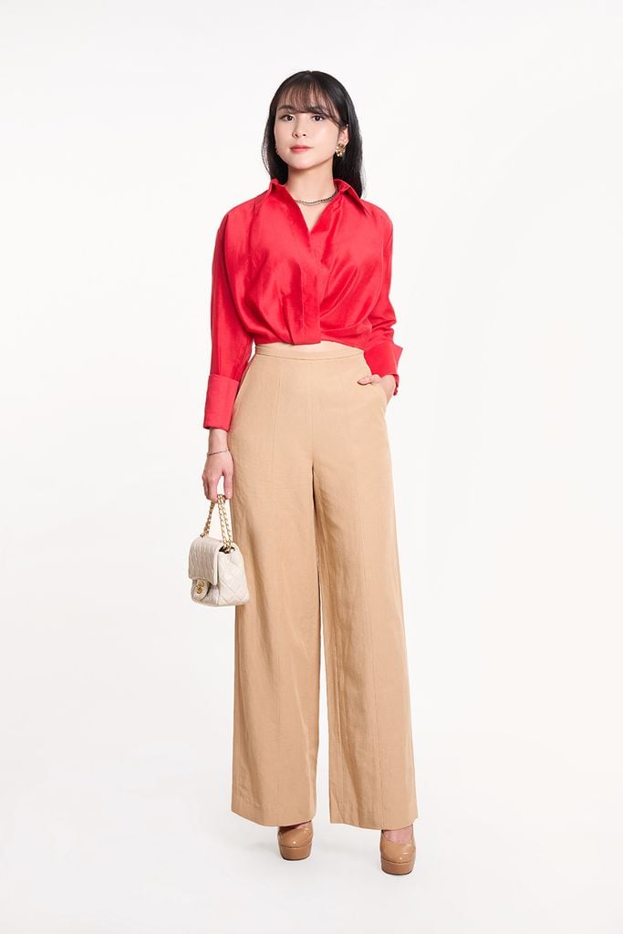 Áo Sơ Mi Thời Trang Nữ Tay Dài Ninomaxx 2407025