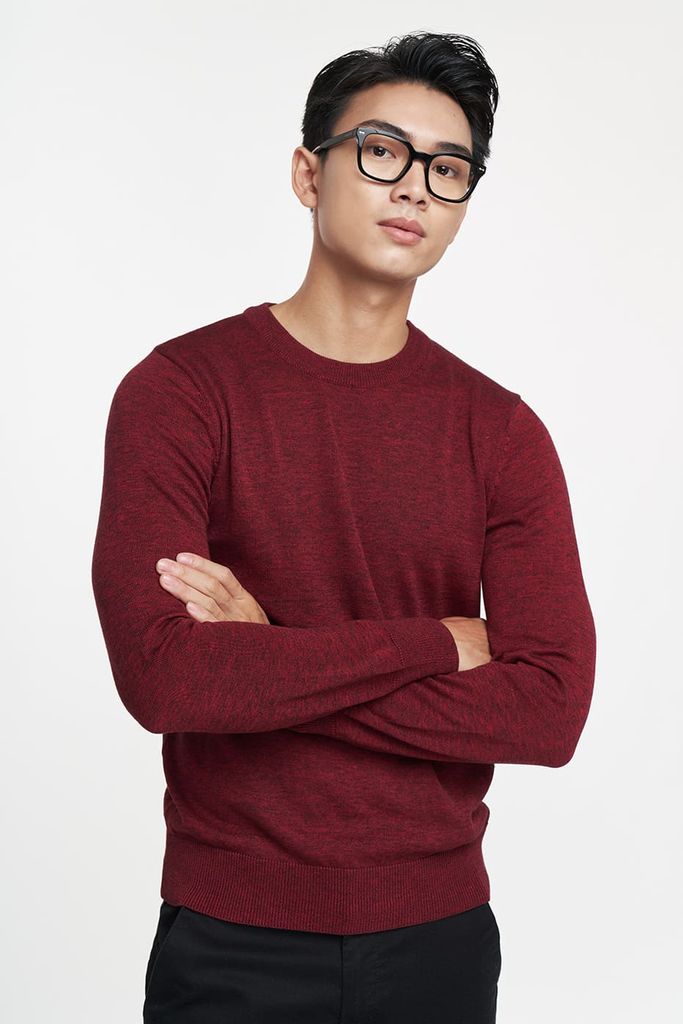 Áo sweater Basic Nam cổ tròn N&M 1905065