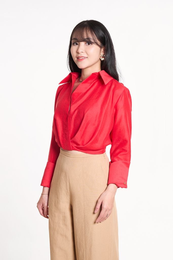 Áo Sơ Mi Thời Trang Nữ Tay Dài Ninomaxx 2407025