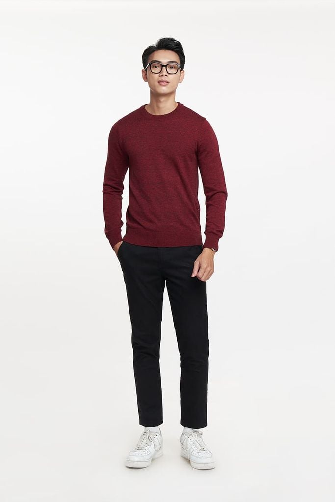 Áo sweater Basic Nam cổ tròn N&M 1905065