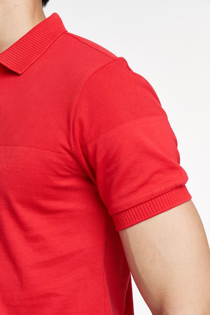 [Size S] Standard Polo Basic Nam Tay Ngắn Cotton Ninomaxx 2001014