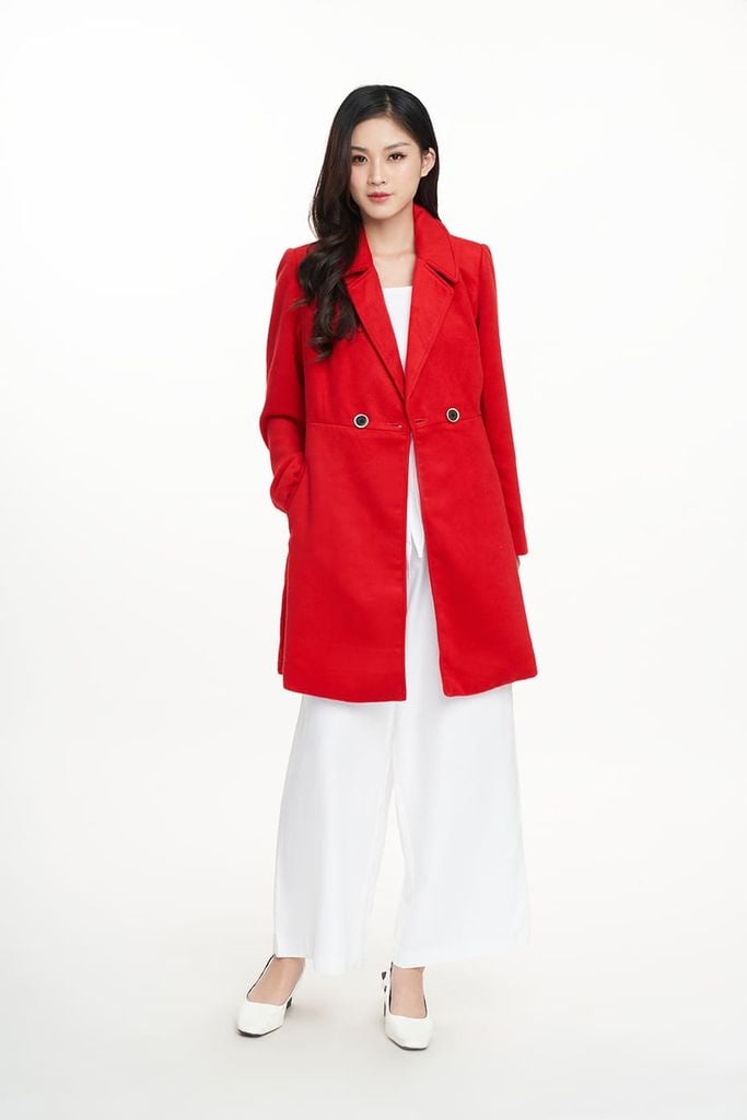 Áo Khoác Dạ Nữ Măng Tô N&M 2207031