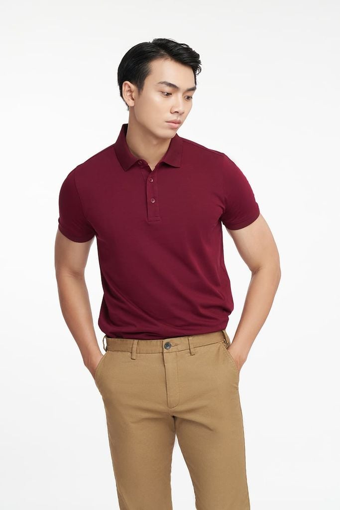 Special Polo Nam Vải Cotton Mercerized Form Travel Fit N&M 2203013