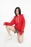 Áo hoodies Nữ tay dài cotton NINOMAXX 2204013