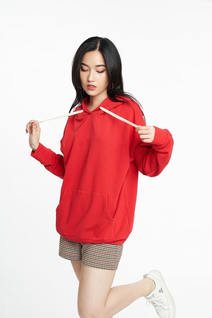 Áo hoodies Nữ tay dài cotton NINOMAXX 2204013